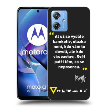 Obal pre Motorola Moto G54 5G - Kazma - SVĚT PATŘÍ TĚM, CO SE NEPOSEROU