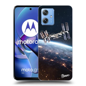 Picasee silikónový čierny obal pre Motorola Moto G54 5G - Station