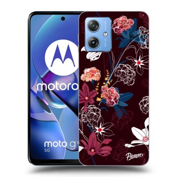 Picasee silikónový čierny obal pre Motorola Moto G54 5G - Dark Meadow