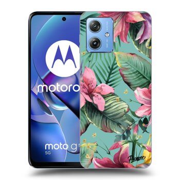 Picasee silikónový čierny obal pre Motorola Moto G54 5G - Hawaii