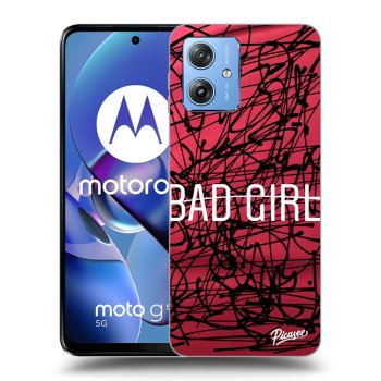 Picasee silikónový čierny obal pre Motorola Moto G54 5G - Bad girl