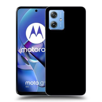 Picasee silikónový čierny obal pre Motorola Moto G54 5G - Separ - Black On Black 1