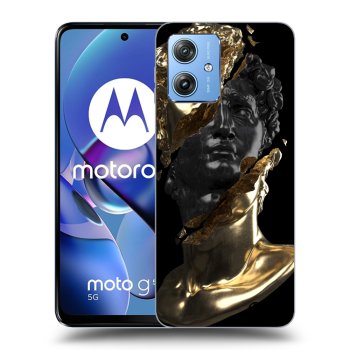 Obal pre Motorola Moto G54 5G - Gold - Black