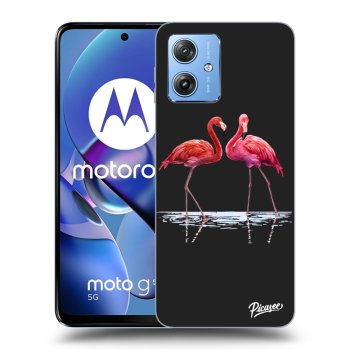Obal pre Motorola Moto G54 5G - Flamingos couple