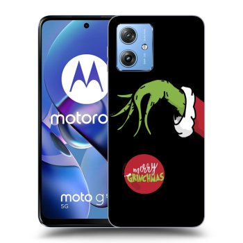 Picasee silikónový čierny obal pre Motorola Moto G54 5G - Grinch