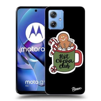 Picasee silikónový čierny obal pre Motorola Moto G54 5G - Hot Cocoa Club