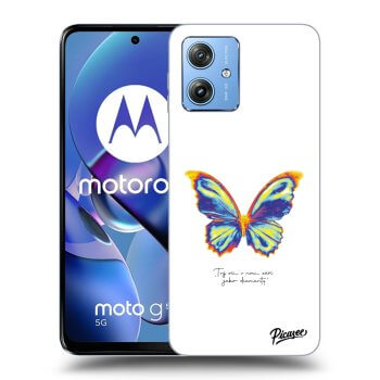 Obal pre Motorola Moto G54 5G - Diamanty White
