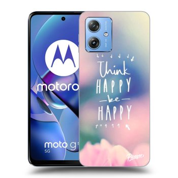 Obal pre Motorola Moto G54 5G - Think happy be happy