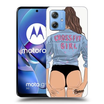 Obal pre Motorola Moto G54 5G - Crossfit girl - nickynellow