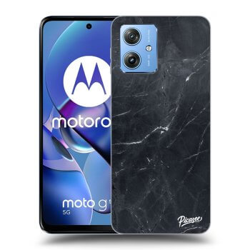 Obal pre Motorola Moto G54 5G - Black marble