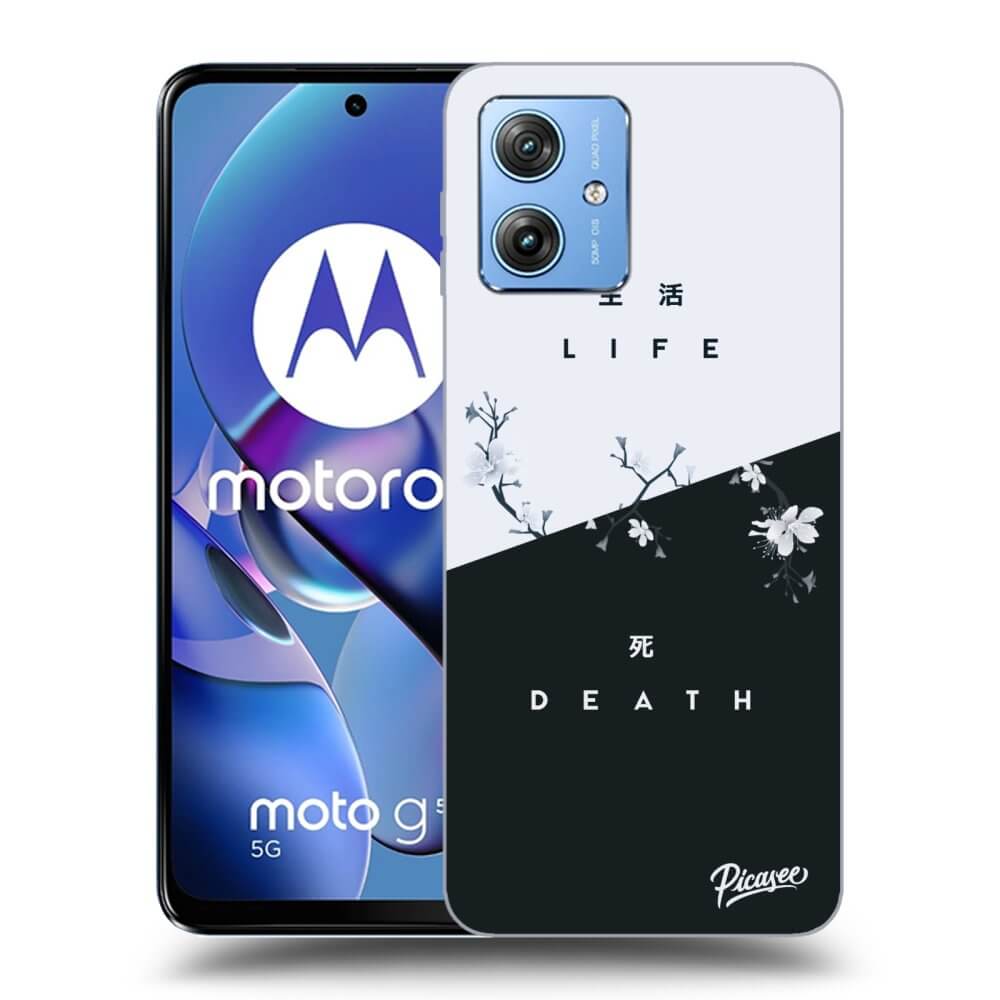 Picasee silikónový čierny obal pre Motorola Moto G54 5G - Life - Death