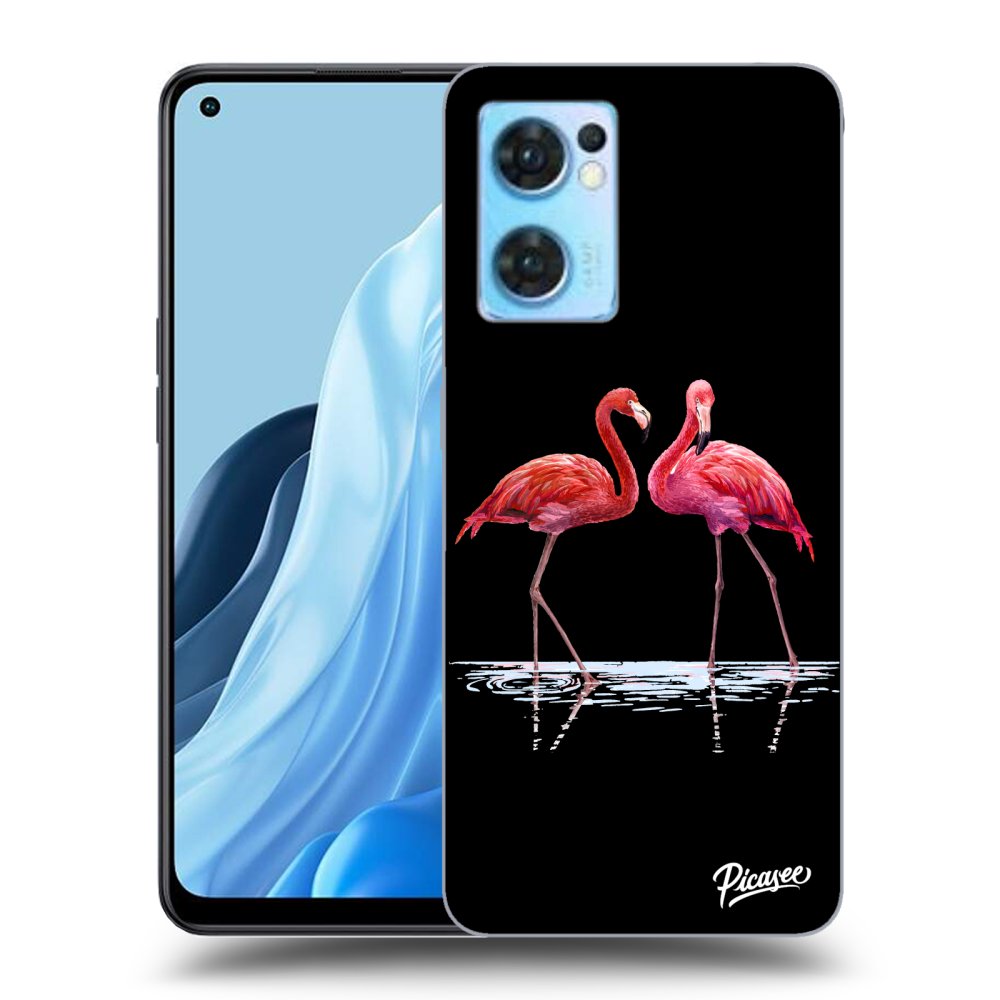 Picasee ULTIMATE CASE pro OPPO Reno 7 5G - Flamingos couple
