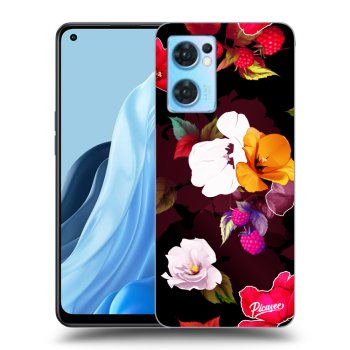 Obal pre OPPO Reno 7 5G - Flowers and Berries