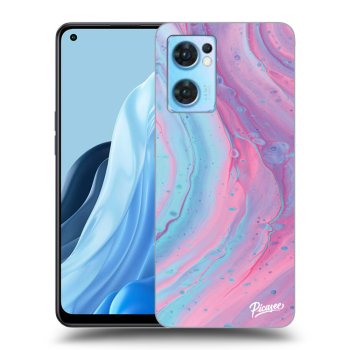 Obal pre OPPO Reno 7 5G - Pink liquid