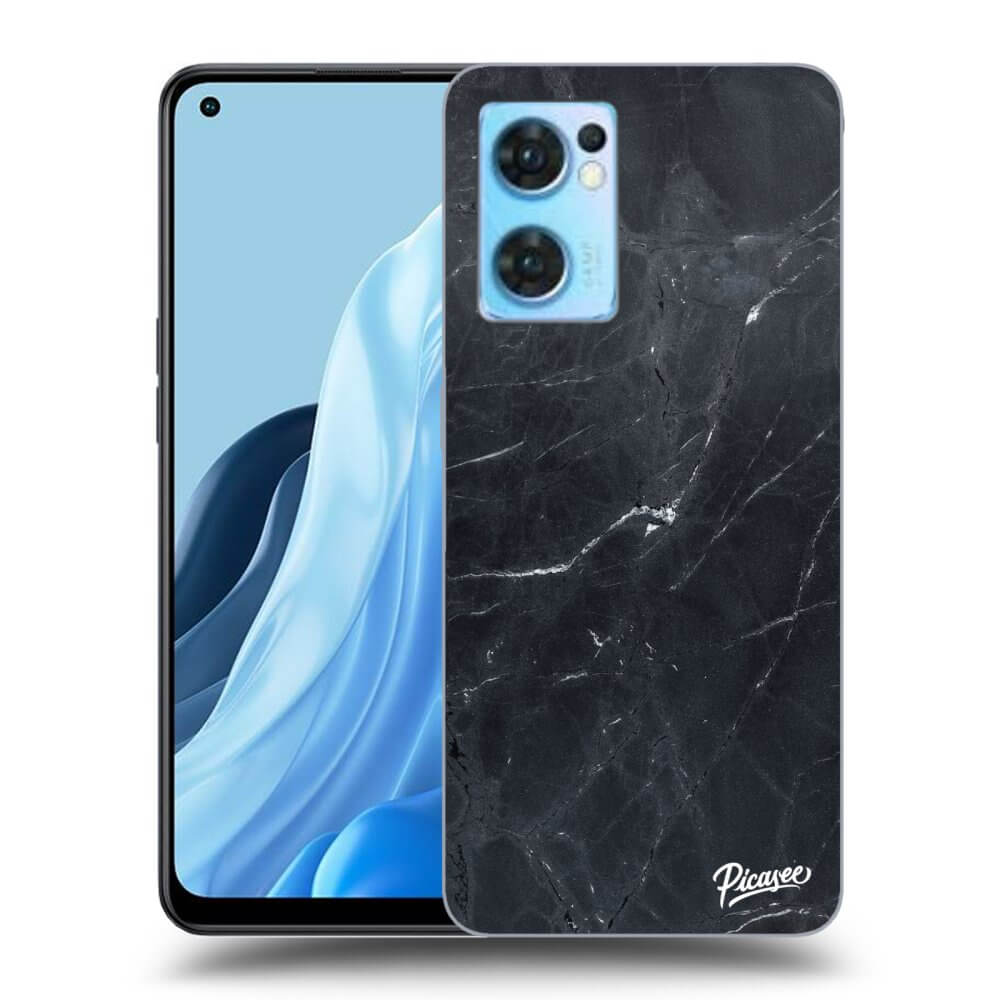Picasee ULTIMATE CASE pro OPPO Reno 7 5G - Black marble