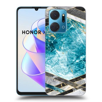 Obal pre Honor X7a - Blue geometry