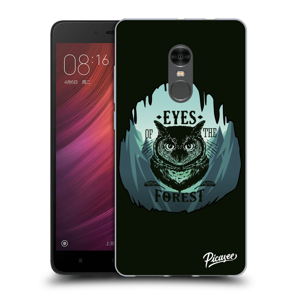 Picasee silikónový prehľadný obal pre Xiaomi Redmi Note 4 Global LTE - Forest owl
