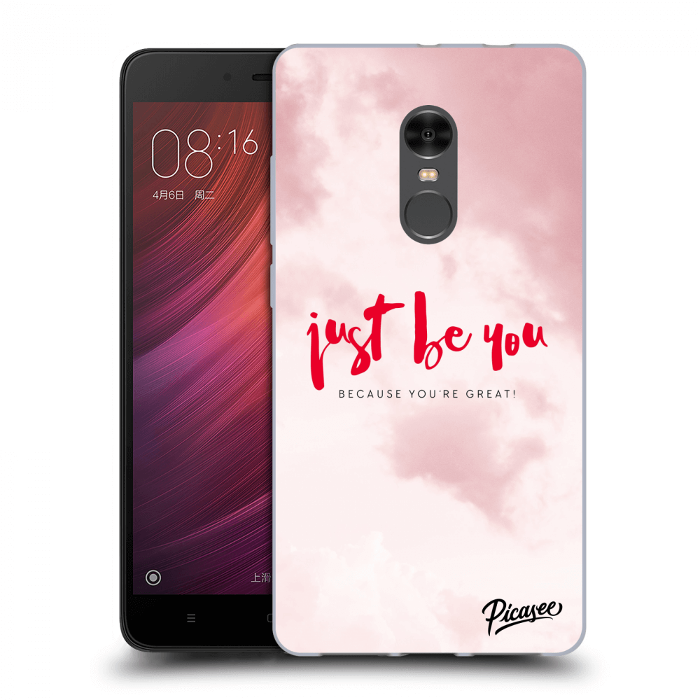 Picasee silikónový prehľadný obal pre Xiaomi Redmi Note 4 Global LTE - Just be you