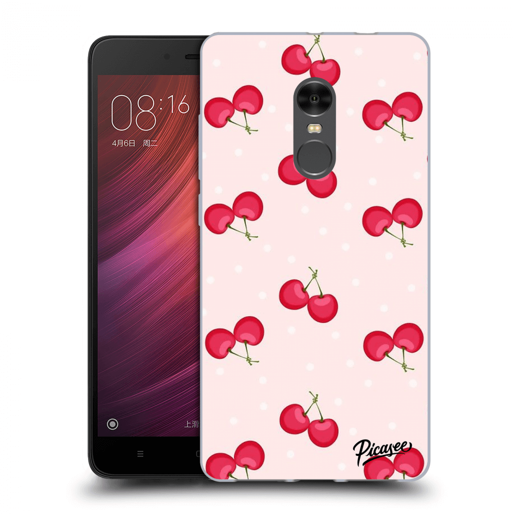 Picasee plastový prehľadný obal pre Xiaomi Redmi Note 4 Global LTE - Cherries
