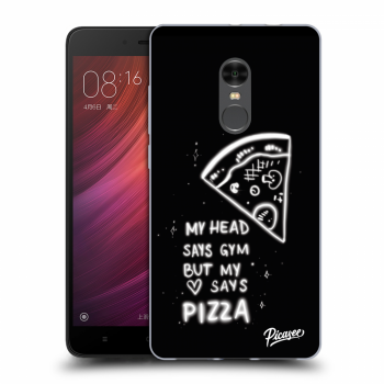 Picasee silikónový prehľadný obal pre Xiaomi Redmi Note 4 Global LTE - Pizza