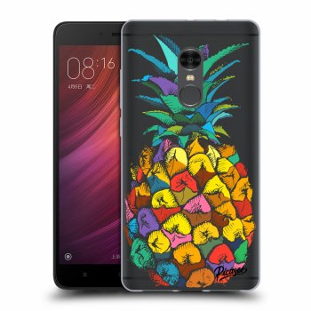 Picasee silikónový prehľadný obal pre Xiaomi Redmi Note 4 Global LTE - Pineapple