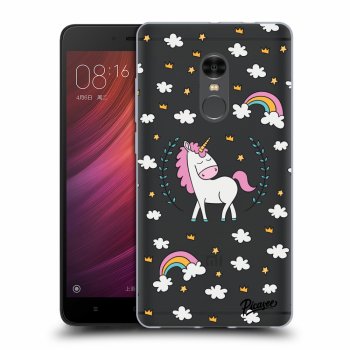 Picasee silikónový prehľadný obal pre Xiaomi Redmi Note 4 Global LTE - Unicorn star heaven