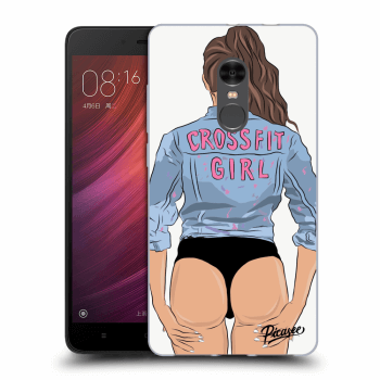 Picasee silikónový prehľadný obal pre Xiaomi Redmi Note 4 Global LTE - Crossfit girl - nickynellow