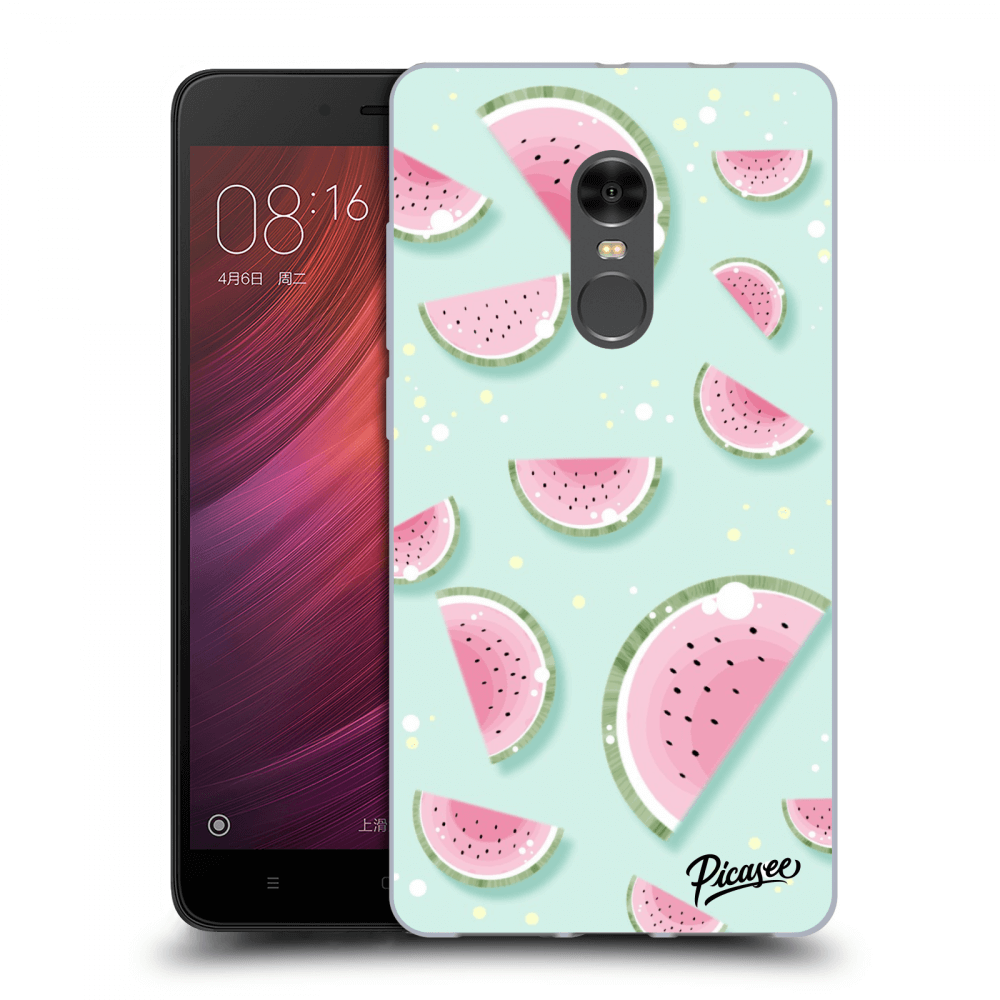 Picasee plastový prehľadný obal pre Xiaomi Redmi Note 4 Global LTE - Watermelon 2