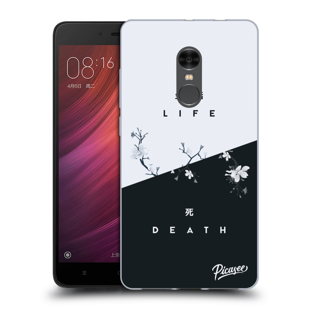 Picasee silikónový prehľadný obal pre Xiaomi Redmi Note 4 Global LTE - Life - Death
