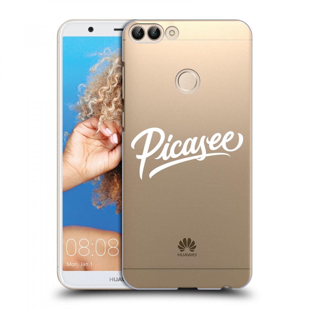Picasee silikónový prehľadný obal pre Huawei P Smart - Picasee - old logo - white