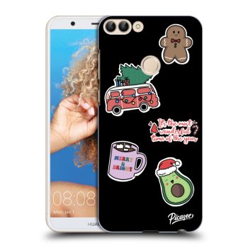 Obal pre Huawei P Smart - Christmas Stickers