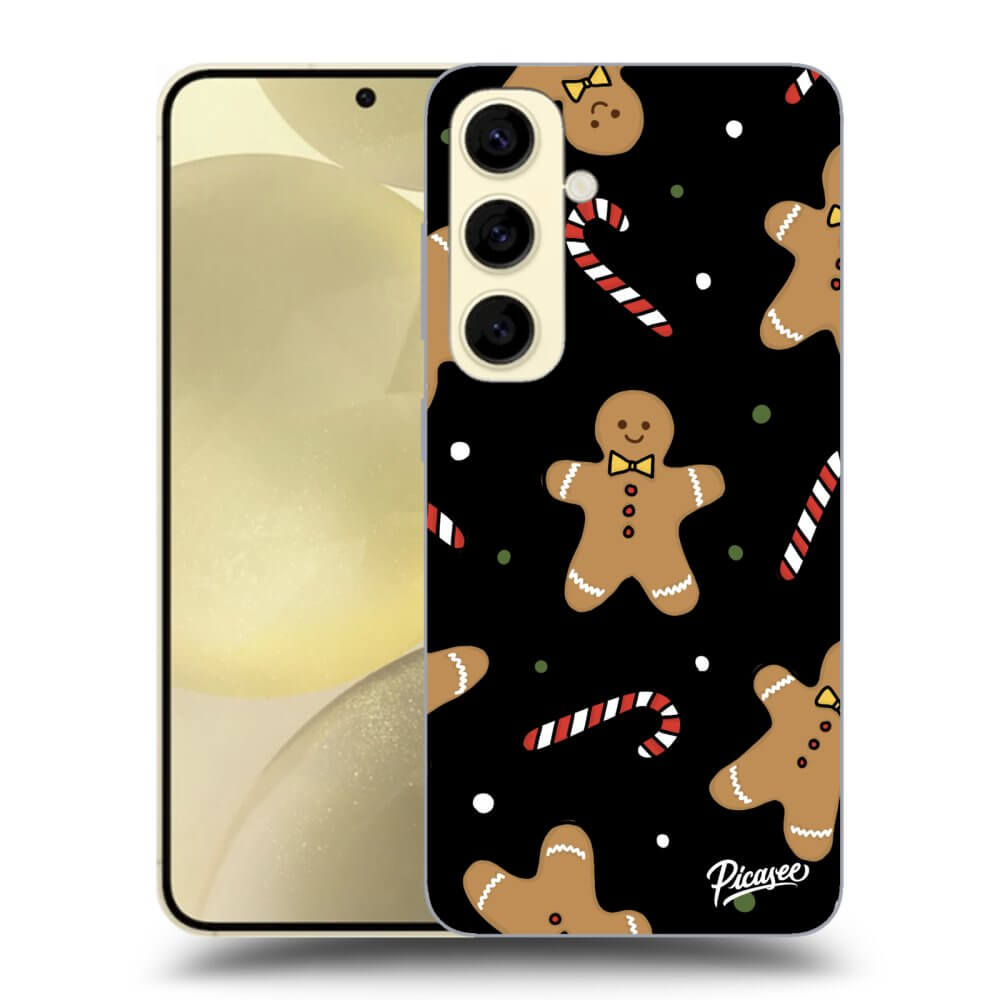 Picasee silikónový čierny obal pre Samsung Galaxy S24 S921B 5G - Gingerbread