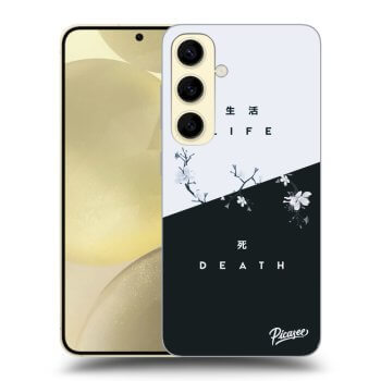 Picasee silikónový čierny obal pre Samsung Galaxy S24 S921B 5G - Life - Death