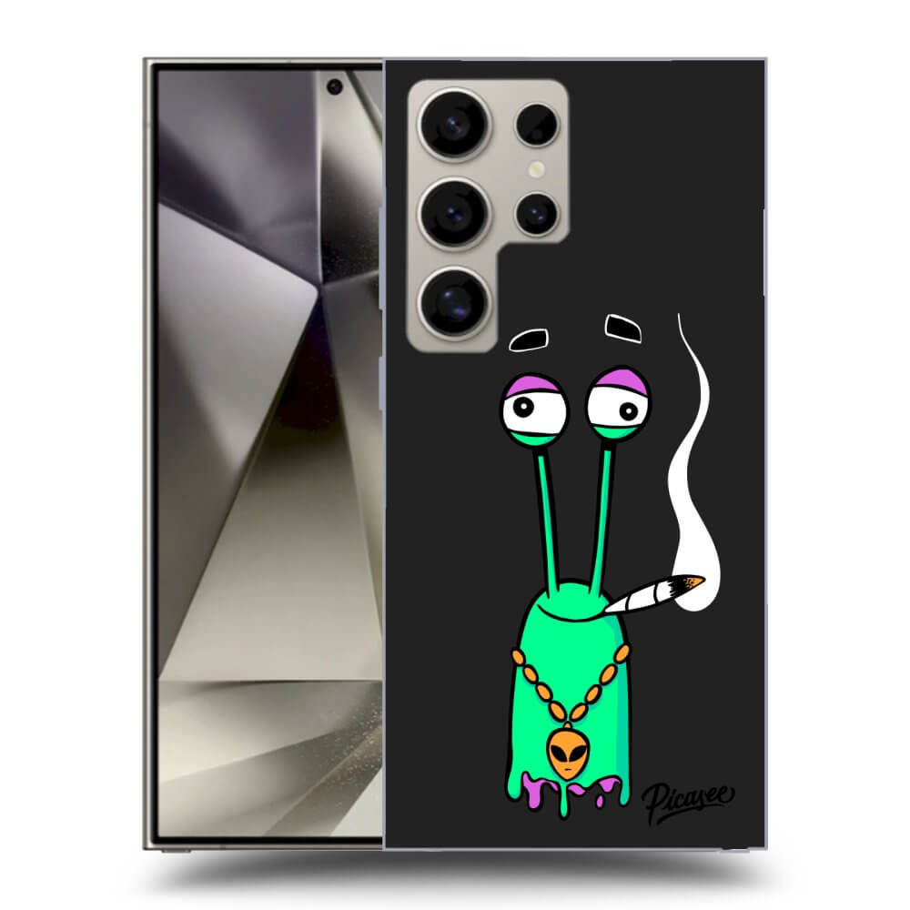 Picasee silikónový čierny obal pre Samsung Galaxy S24 Ultra S928B 5G - Earth - Sám doma