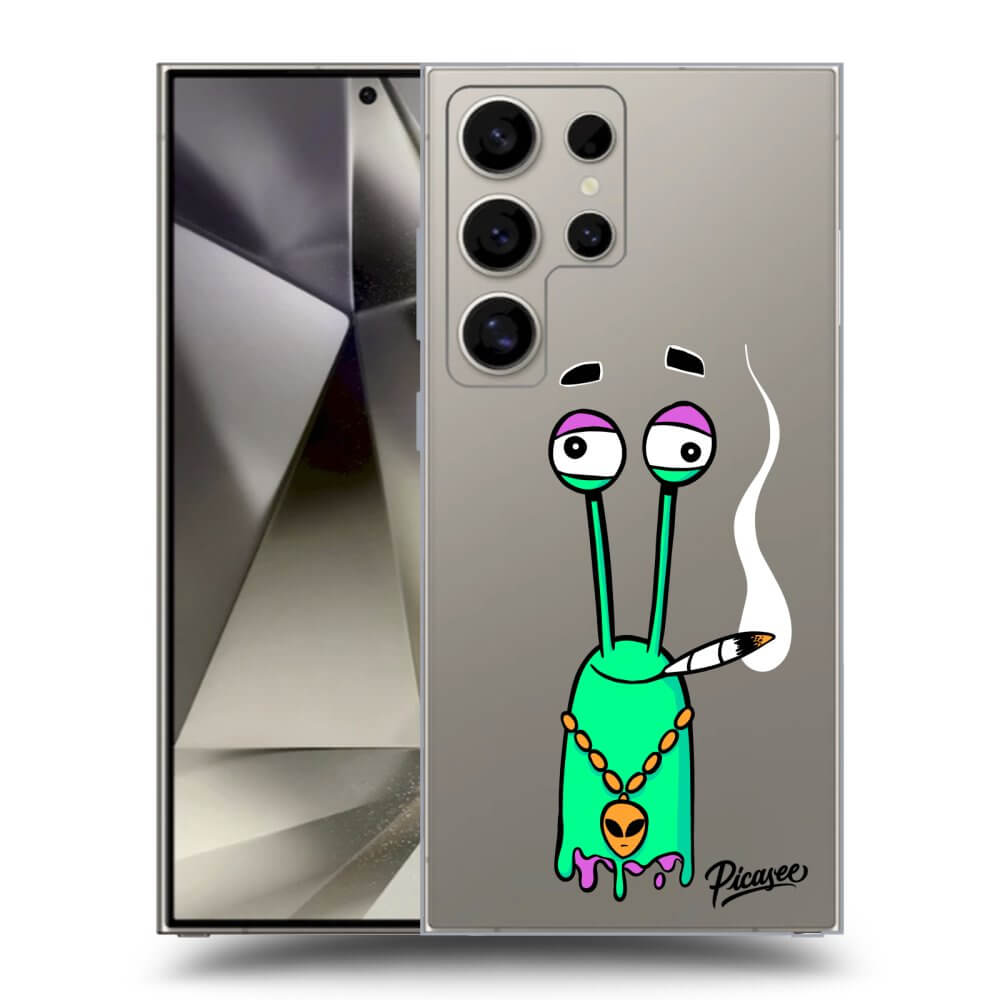 Picasee silikónový prehľadný obal pre Samsung Galaxy S24 Ultra S928B 5G - Earth - Sám doma