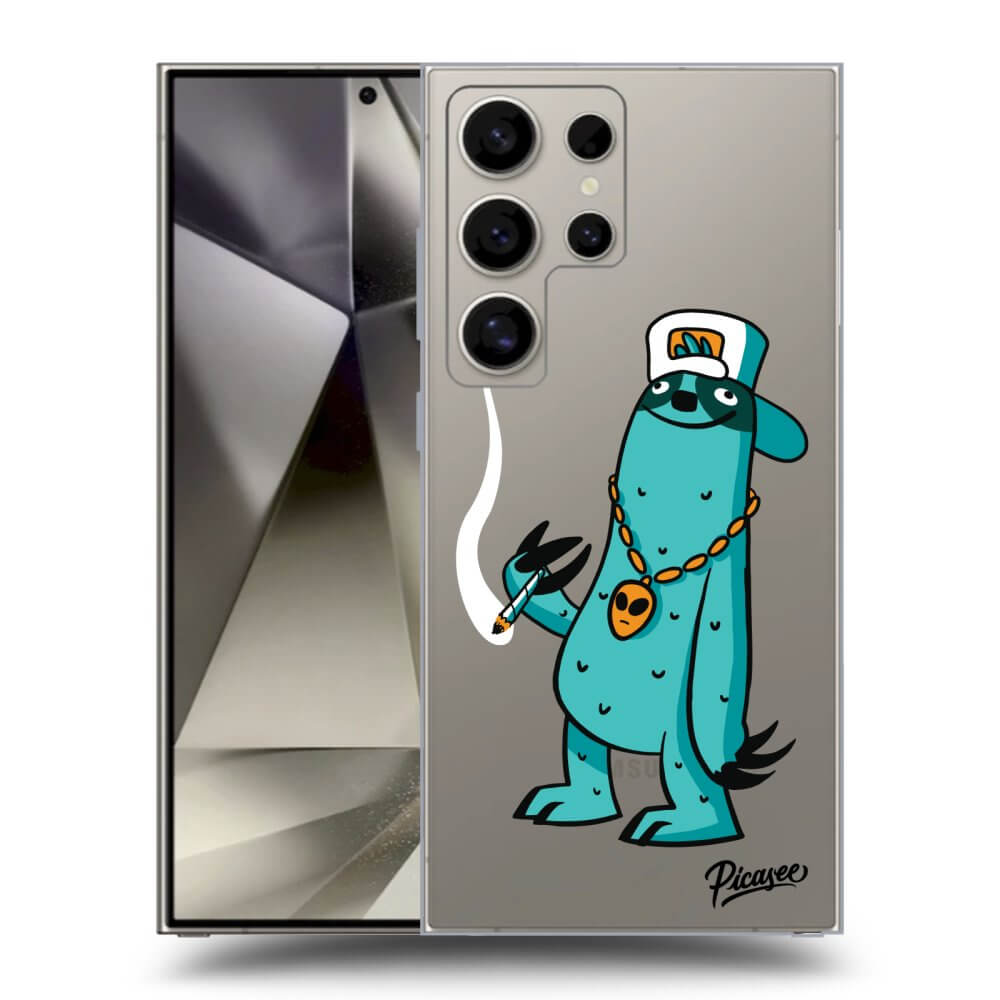Picasee silikónový prehľadný obal pre Samsung Galaxy S24 Ultra S928B 5G - Earth - Je mi fajn