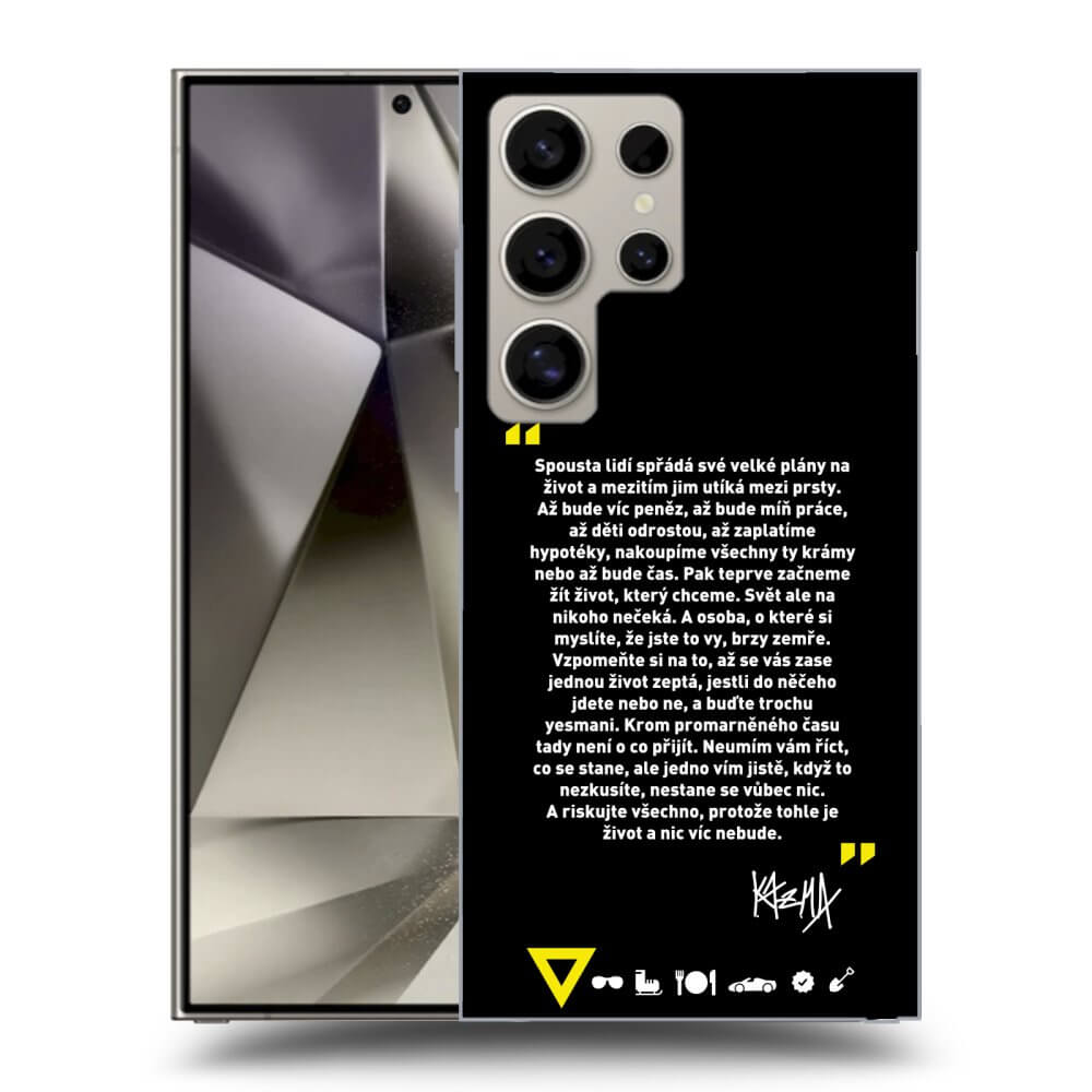 Picasee ULTIMATE CASE PowerShare pro Samsung Galaxy S24 Ultra S928B 5G - Kazma - BUĎTE TROCHU YESMANI