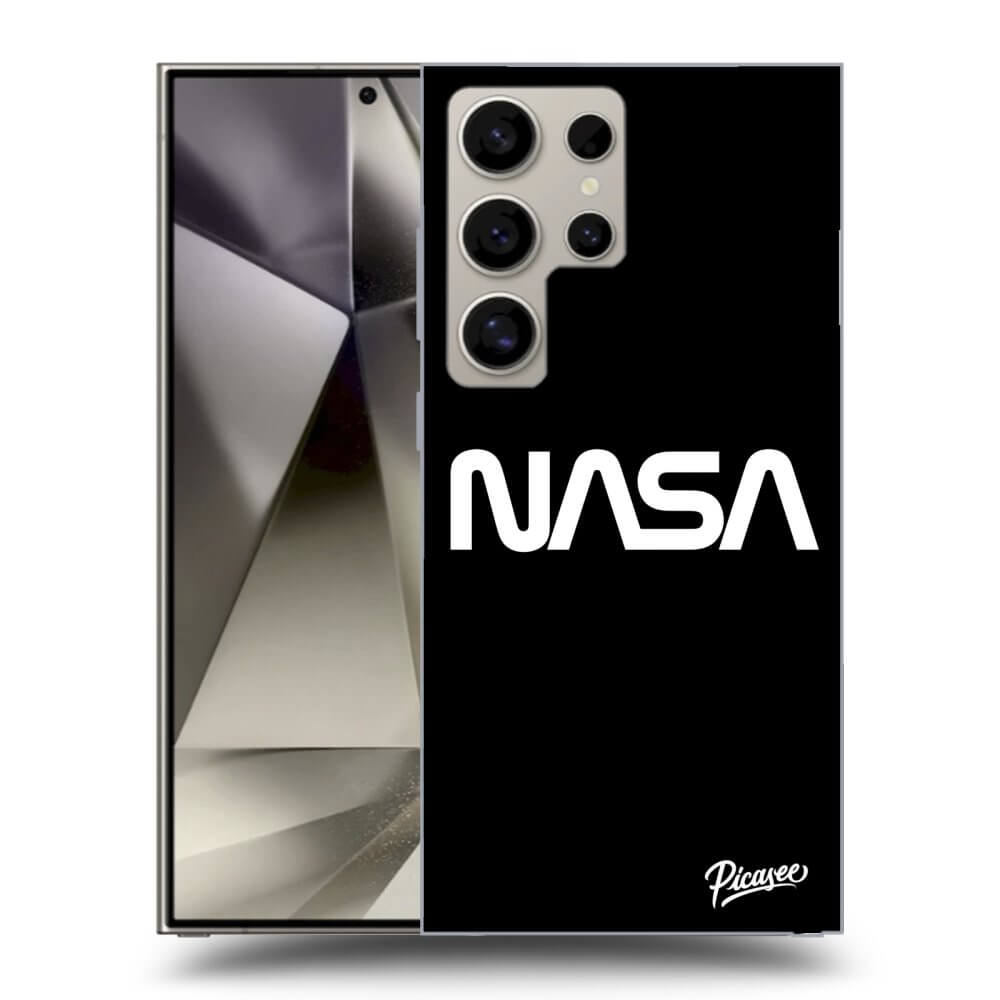 Picasee silikónový čierny obal pre Samsung Galaxy S24 Ultra S928B 5G - NASA Basic