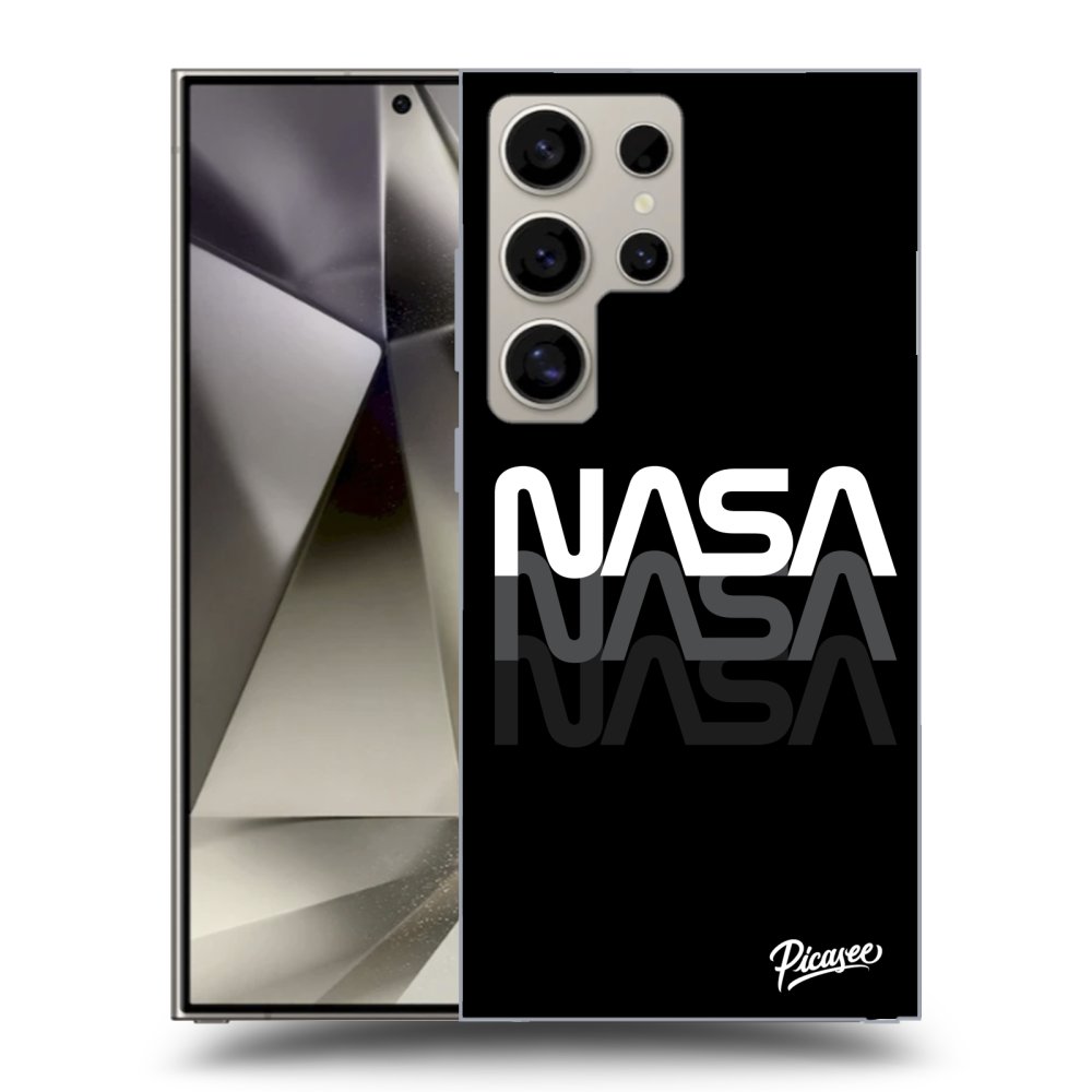 Picasee silikónový prehľadný obal pre Samsung Galaxy S24 Ultra S928B 5G - NASA Triple