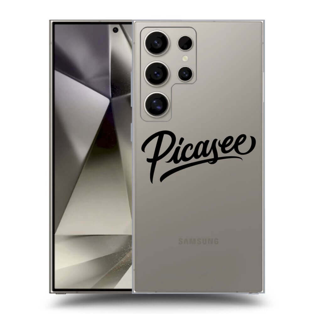 Picasee silikónový prehľadný obal pre Samsung Galaxy S24 Ultra S928B 5G - Picasee - black