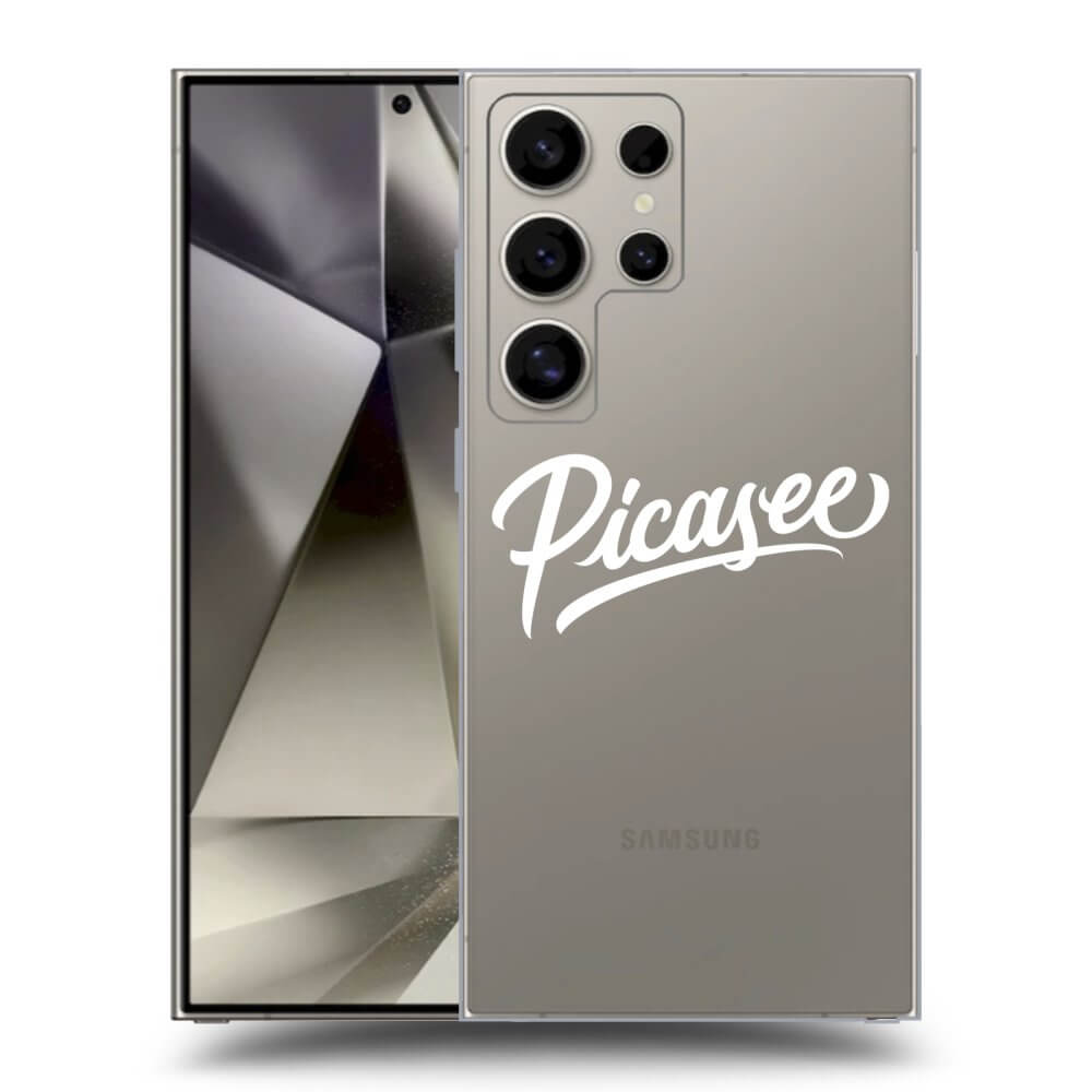 Picasee silikónový prehľadný obal pre Samsung Galaxy S24 Ultra S928B 5G - Picasee - White