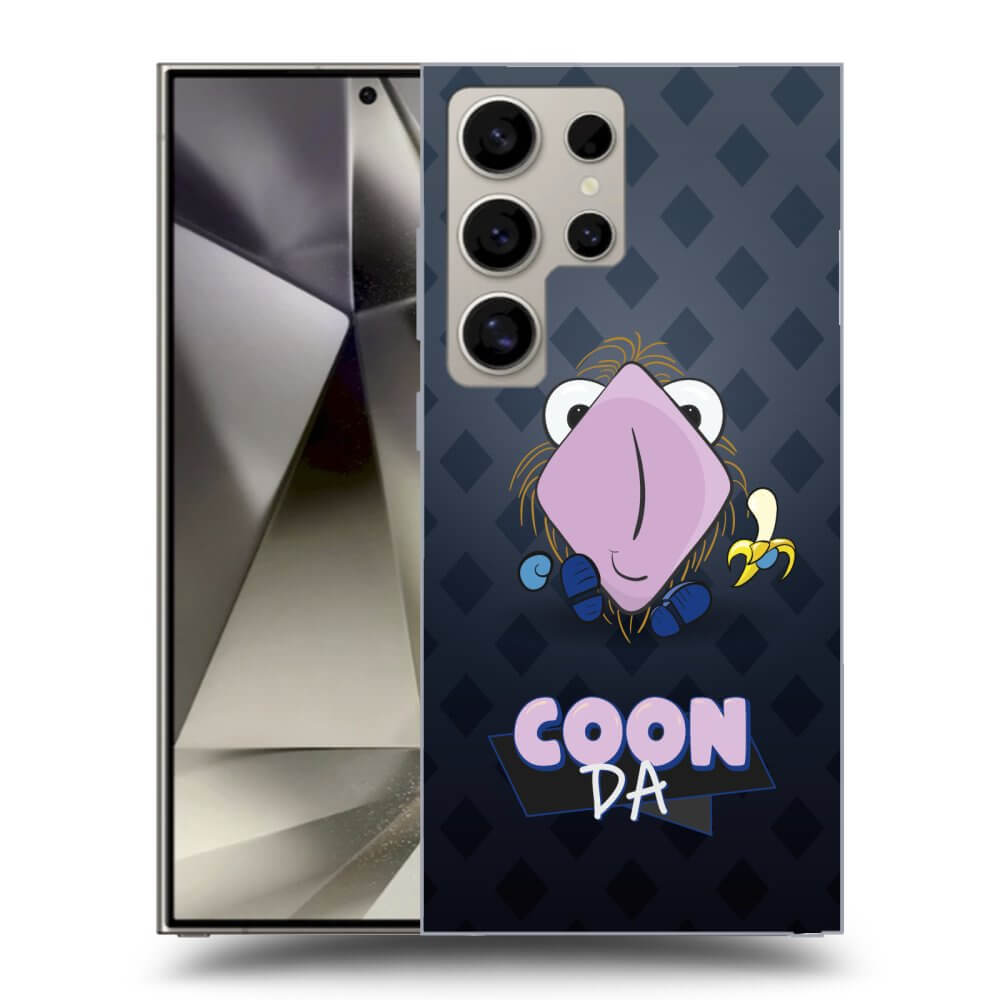 Picasee silikónový prehľadný obal pre Samsung Galaxy S24 Ultra S928B 5G - COONDA chlupatka - tmavá