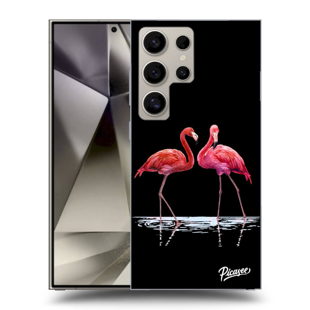 Picasee ULTIMATE CASE PowerShare pro Samsung Galaxy S24 Ultra S928B 5G - Flamingos pár