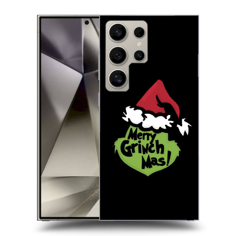 Picasee silikónový čierny obal pre Samsung Galaxy S24 Ultra S928B 5G - Grinch 2