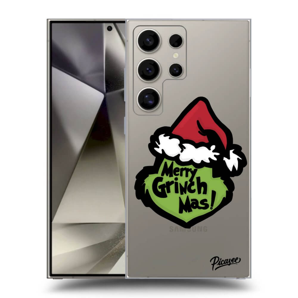 Picasee silikónový prehľadný obal pre Samsung Galaxy S24 Ultra S928B 5G - Grinch 2