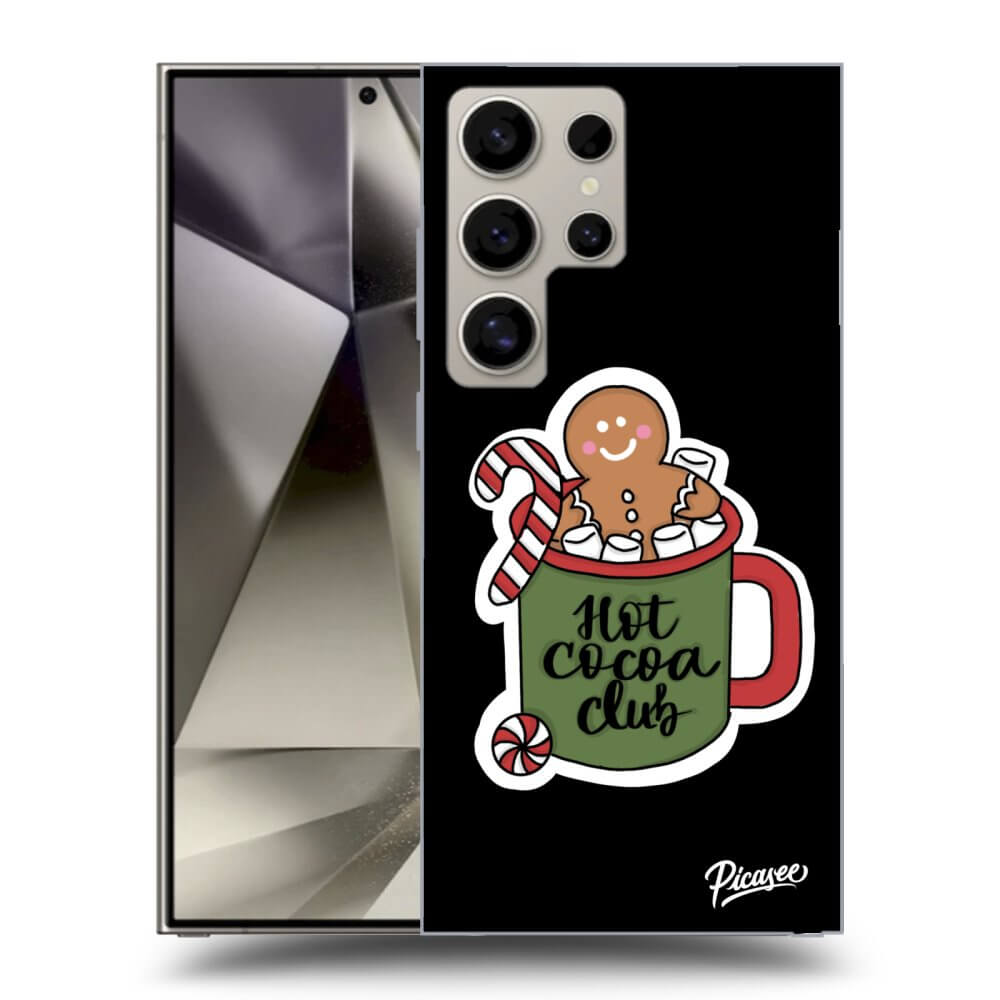 Picasee silikónový čierny obal pre Samsung Galaxy S24 Ultra S928B 5G - Hot Cocoa Club