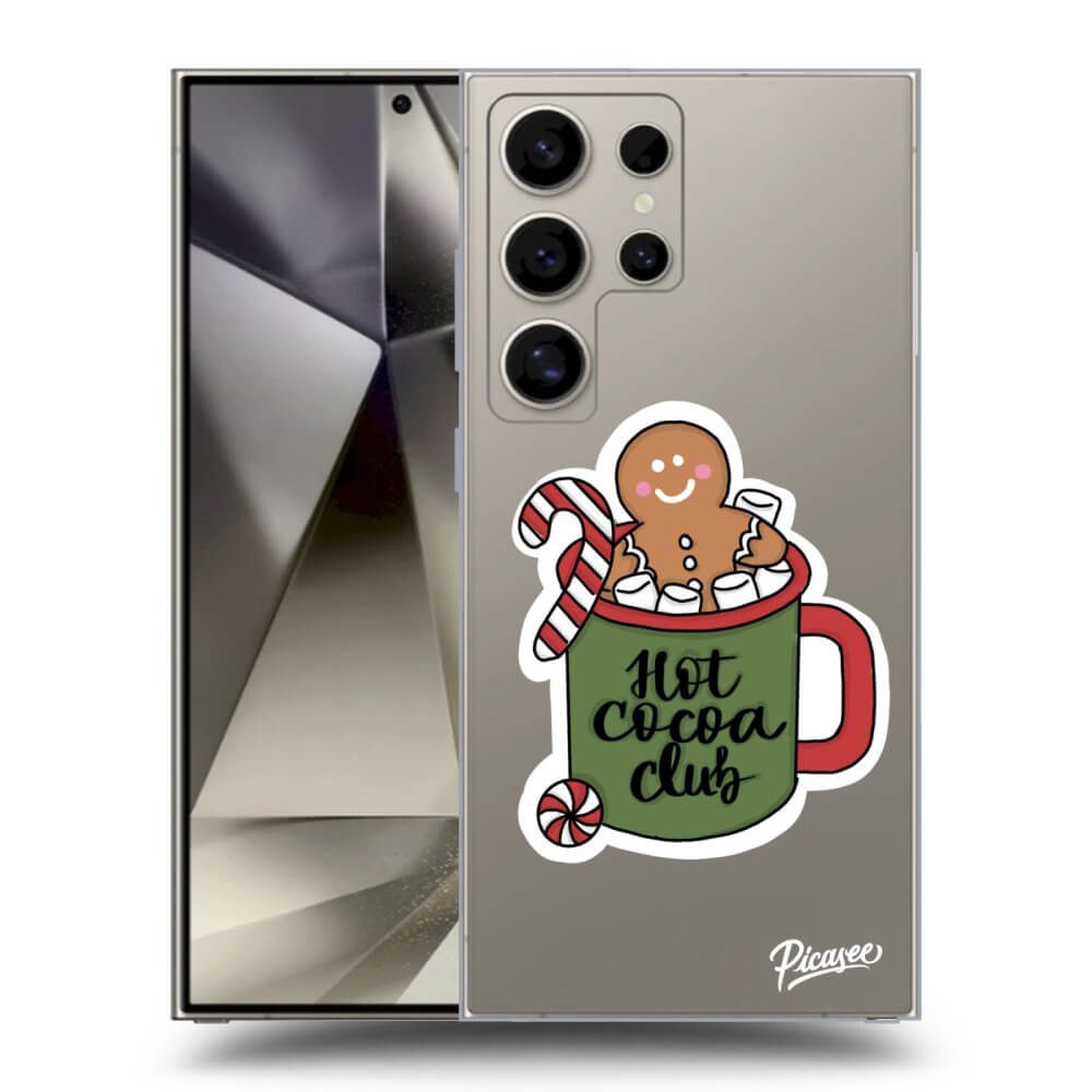 Picasee silikónový prehľadný obal pre Samsung Galaxy S24 Ultra S928B 5G - Hot Cocoa Club