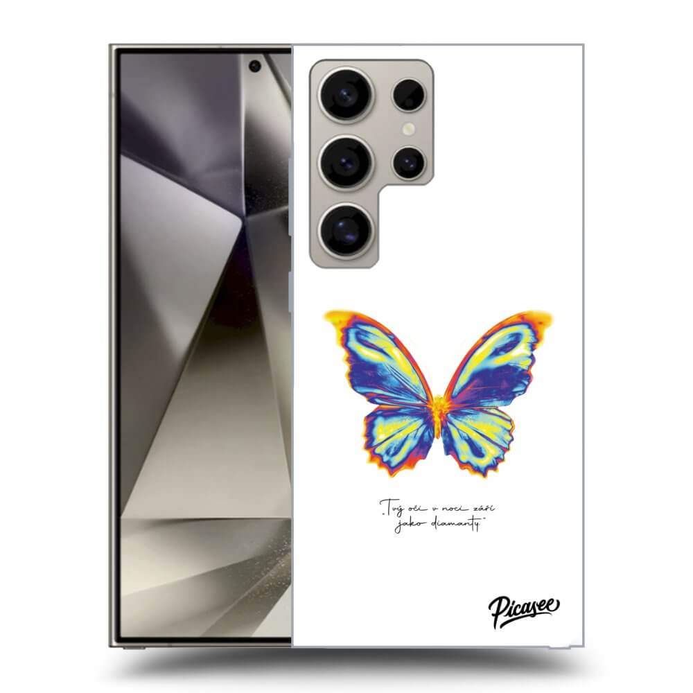 Picasee ULTIMATE CASE PowerShare pro Samsung Galaxy S24 Ultra S928B 5G - Diamanty White