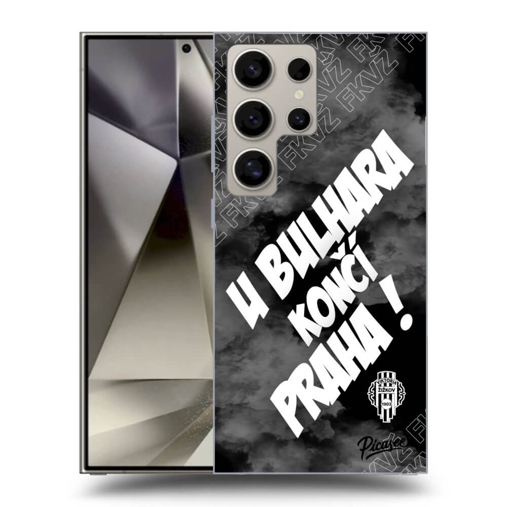 Picasee silikónový prehľadný obal pre Samsung Galaxy S24 Ultra S928B 5G - FK Viktoria Žižkov C