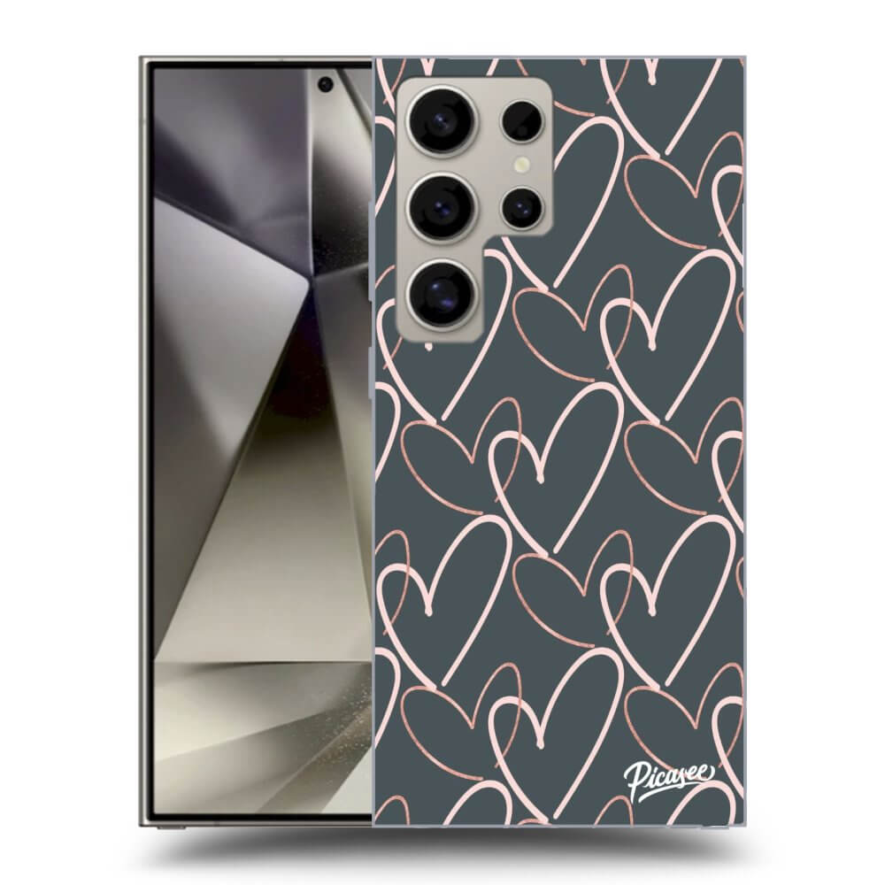 Picasee silikónový prehľadný obal pre Samsung Galaxy S24 Ultra S928B 5G - Veľa lásky
